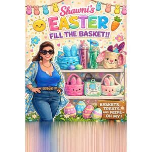 🐣#32 TEEN ADULT BASKET*SHAWNI'S FILLING EASTER BASKETS! MORE U BID MORE SHE ADDS